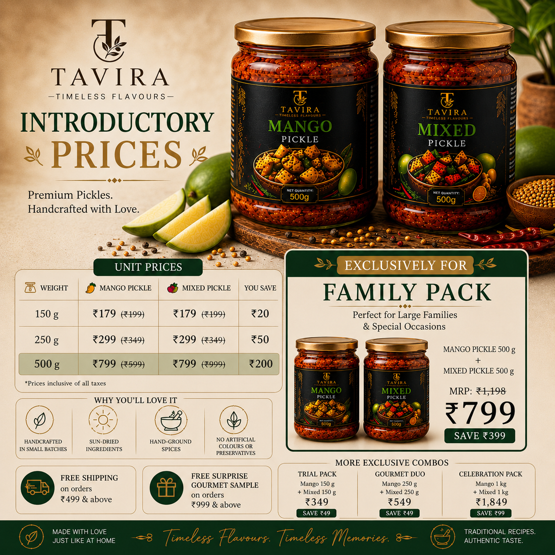 Combo ( Mango + Mixed Pickle)  - 500 G