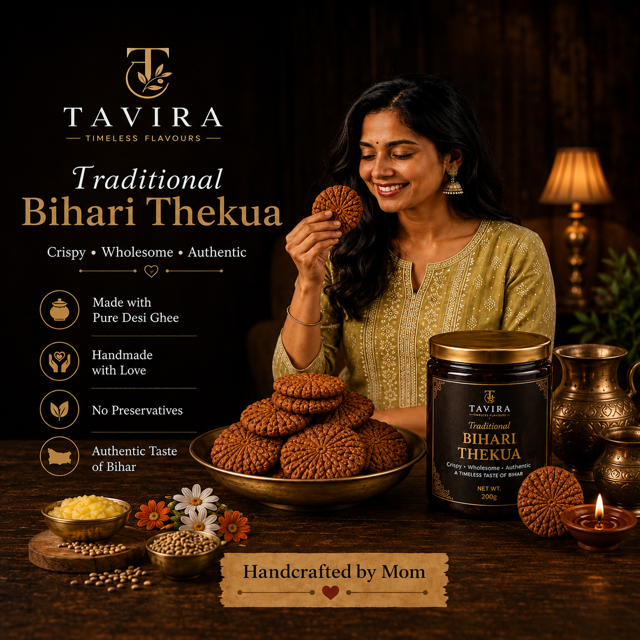 Traditional Bihari Thekua
