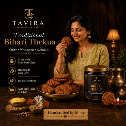 Traditional Bihari Thekua