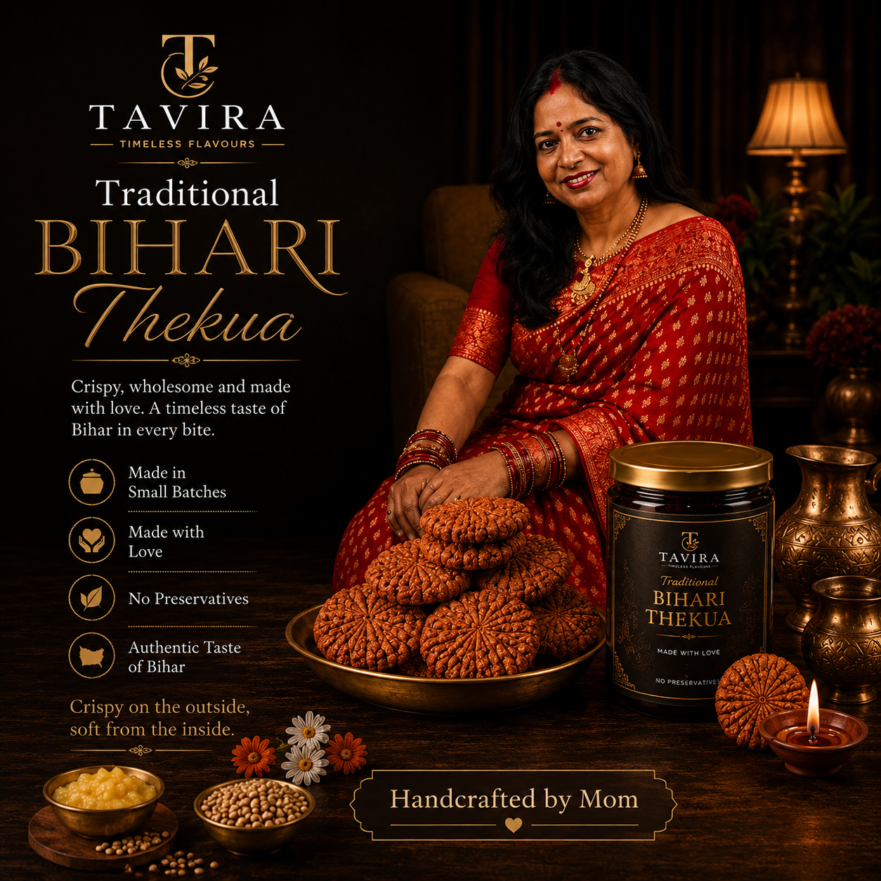 Traditional Bihari Thekua