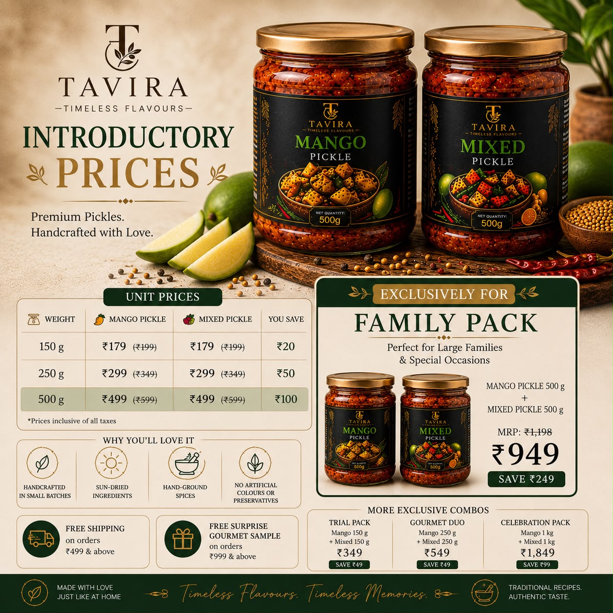 Combo ( Mango + Mixed Pickle)  - 500 G
